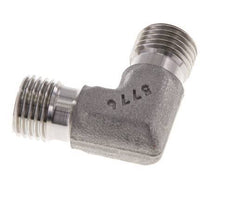 Racor acodado 90deg G1/4'' Acero inoxidable alta presión 60° Cono 350bar (4917.5psi) Hidráulico