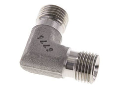 Racor acodado 90deg G1/4'' Acero inoxidable alta presión 60° Cono 350bar (4917.5psi) Hidráulico