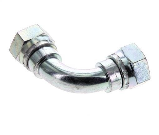 Racor Acodado 90deg G3/4'' Hembra Acero Alta Presión 60° Cono 175bar (2458.75psi) Hidráulico
