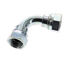 Racor Acodado 90deg G3/4'' Hembra Acero Alta Presión 60° Cono 175bar (2458.75psi) Hidráulico