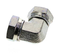 Racor Acodado 90deg G1 1/4'' Hembra Acero Alta Presión 60° Cono 150bar (2107.5psi) Hidráulico