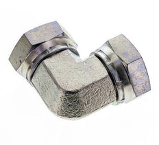 Racor Acodado 90deg G1 1/4'' Hembra Acero Alta Presión 60° Cono 150bar (2107.5psi) Hidráulico