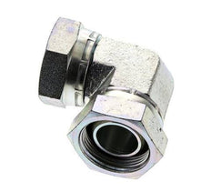 Racor Acodado 90deg G1 1/4'' Hembra Acero Alta Presión 60° Cono 150bar (2107.5psi) Hidráulico