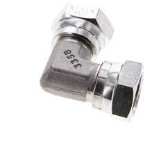 Racor Acodado 90deg G1/2'' Hembra Acero Inoxidable Alta Presión 60° Cono 300bar (4215.0psi) Hidráulico