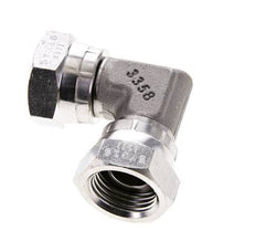 Racor Acodado 90deg G1/2'' Hembra Acero Inoxidable Alta Presión 60° Cono 300bar (4215.0psi) Hidráulico