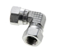 Racor acodado 90deg G1/8'' Hembra Acero alta presión 60° Cono 575bar (8078.75psi) Hidráulico