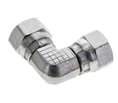 Racor acodado 90deg G1/8'' Hembra Acero alta presión 60° Cono 575bar (8078.75psi) Hidráulico