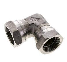 Racor Acodado 90deg G1 1/4'' Hembra Acero Inoxidable Alta Presión 60° Cono 150bar (2107.5psi) Hidráulico
