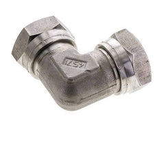 Racor Acodado 90deg G1 1/4'' Hembra Acero Inoxidable Alta Presión 60° Cono 150bar (2107.5psi) Hidráulico