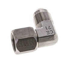 90deg JIC Angled Fitting UNF 7/8''-14 Male x Female Stainless Steel 210bar (2950.5psi)