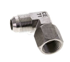 90deg JIC Angled Fitting UNF 7/8''-14 Male x Female Stainless Steel 210bar (2950.5psi)