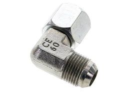 Racor acodado 90deg JIC UNF 7/8''-14 Macho x Hembra Acero 210bar (2950.5psi)