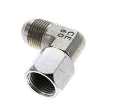 Racor acodado 90deg JIC UNF 7/8''-14 Macho x Hembra Acero 210bar (2950.5psi)