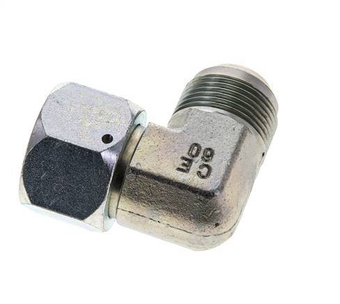 Racor acodado 90deg JIC UN 1-5/16''-12 Macho x Hembra Acero 170bar (2388.5psi)