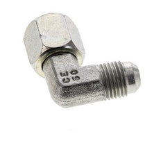 Racor acodado 90deg JIC UNF 9/16''-18 Macho x Hembra Acero 275bar (3863.75psi)