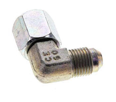 Racor acodado 90deg JIC UNF 1/2''-20 Macho x Hembra Acero 275bar (3863.75psi)