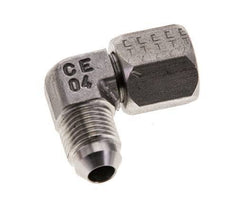 Racor acodado 90deg JIC UNF 1/2''-20 Macho x Hembra Acero inoxidable 275bar (3863.75psi)