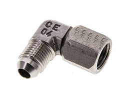 Racor acodado 90deg JIC UNF 1/2''-20 Macho x Hembra Acero inoxidable 275bar (3863.75psi)