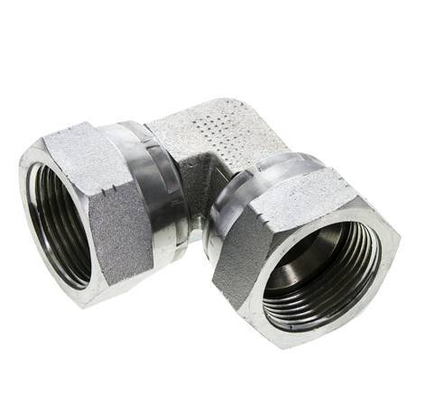 Racor acodado JIC 90deg UN 1-5/16''-12 Acero 170bar (2388.5psi)