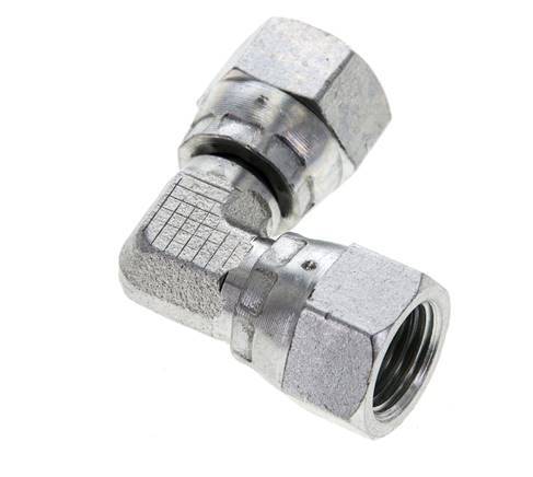 Racor acodado 90deg JIC UNF 1/2''-20 Acero 275bar (3863.75psi)