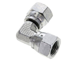 Racor acodado 90deg JIC UNF 1/2''-20 Acero 275bar (3863.75psi)