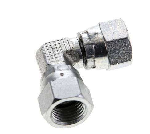 Racor acodado 90deg JIC UNF 1/2''-20 Acero 275bar (3863.75psi)