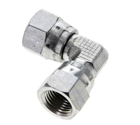 Racor acodado 90deg JIC UNF 1/2''-20 Acero 275bar (3863.75psi)