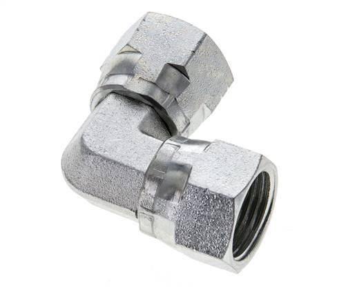 90deg JIC Angled Fitting UNF 3/4''-16 Steel 275bar (3863.75psi)