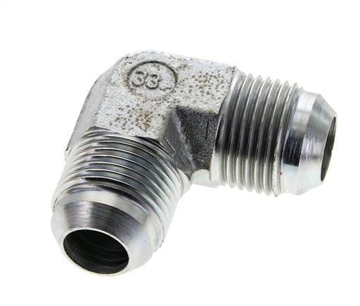 Racor acodado JIC 90deg UN 1-1/16''-12 Macho Acero 350bar (4917.5psi)