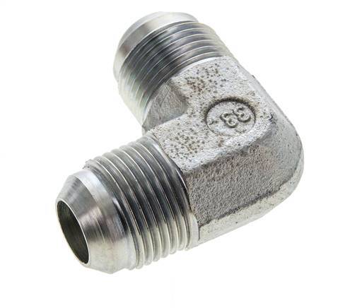 Racor acodado JIC 90deg UN 1-1/16''-12 Macho Acero 350bar (4917.5psi)