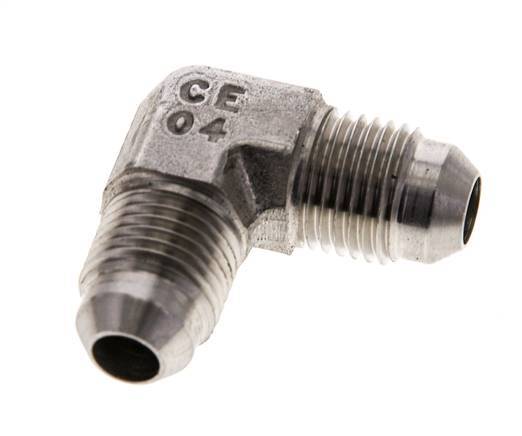 Racor acodado 90deg JIC UNF 1/2''-20 Macho Acero inoxidable 450bar (6322.5psi)