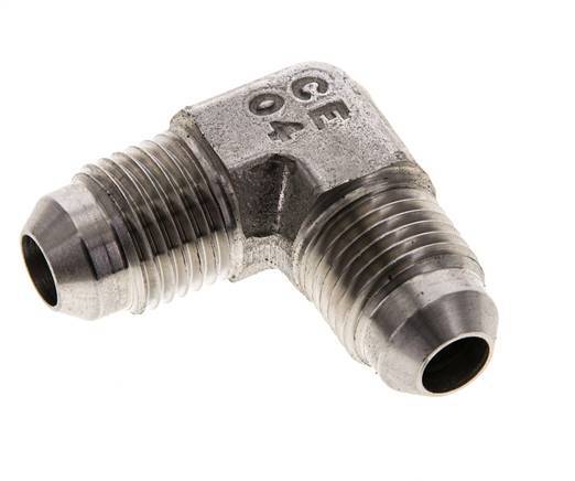 Racor acodado 90deg JIC UNF 1/2''-20 Macho Acero inoxidable 450bar (6322.5psi)