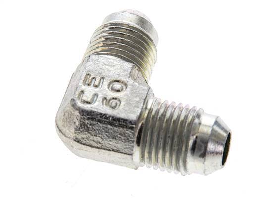Racor acodado 90deg JIC UNF 1/2''-20 Macho Acero 450bar (6322.5psi)