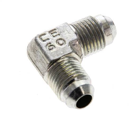 Racor acodado 90deg JIC UNF 1/2''-20 Macho Acero 450bar (6322.5psi)