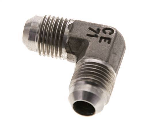Racor acodado 90deg JIC UNF 9/16''-18 Macho Acero inoxidable 350bar (4917.5psi)
