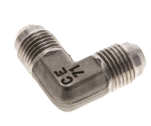 Racor acodado 90deg JIC UNF 9/16''-18 Macho Acero inoxidable 350bar (4917.5psi)
