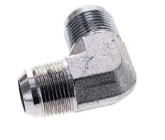 Racor acodado JIC 90deg UN 1-3/16''-12 Macho Acero 170bar (2388.5psi)