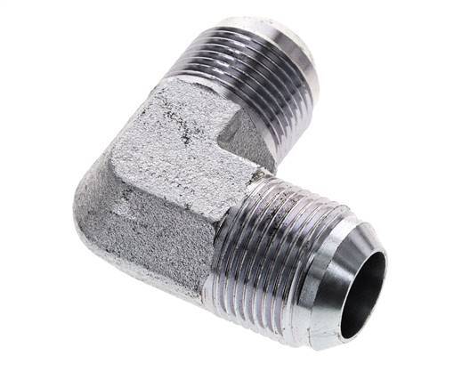 Racor acodado JIC 90deg UN 1-3/16''-12 Macho Acero 170bar (2388.5psi)