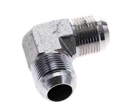 Racor acodado JIC 90deg UN 1-3/16''-12 Macho Acero 170bar (2388.5psi)