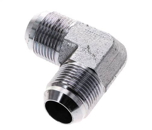 Racor acodado JIC 90deg UN 1-3/16''-12 Macho Acero 170bar (2388.5psi)