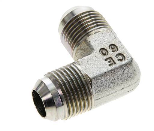 Racor acodado 90deg JIC UNF 7/8''-14 Macho Acero 350bar (4917.5psi)