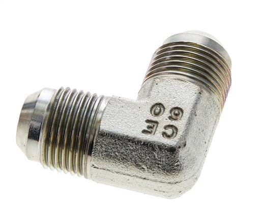 Racor acodado 90deg JIC UNF 7/8''-14 Macho Acero 350bar (4917.5psi)