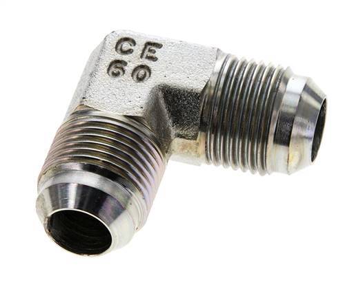 Racor acodado 90deg JIC UNF 7/8''-14 Macho Acero 350bar (4917.5psi)
