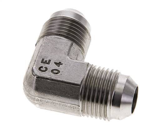 Racor acodado 90deg JIC UNF 3/4''-16 Macho Acero inoxidable 350bar (4917.5psi)