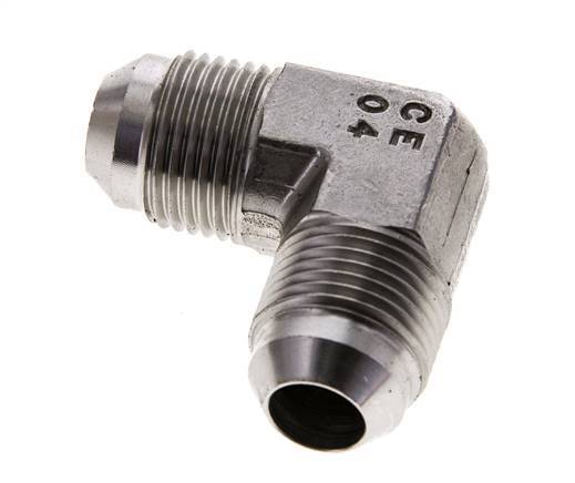 Racor acodado 90deg JIC UNF 3/4''-16 Macho Acero inoxidable 350bar (4917.5psi)