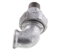 Conector acodado 90deg 1/2'' Macho R x Hembra Rp Hierro fundido Sello cónico 25bar (351.25psi)