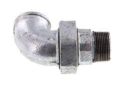 Conector acodado de 90 grados 1 1/4'' macho R x hembra Rp hierro fundido junta cónica 25bar (351.25psi)
