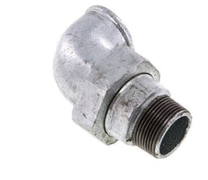 Conector acodado de 90 grados 1 1/4'' macho R x hembra Rp hierro fundido junta cónica 25bar (351.25psi)