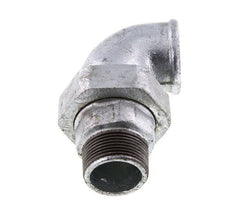 Conector acodado de 90 grados 1 1/4'' macho R x hembra Rp hierro fundido junta cónica 25bar (351.25psi)