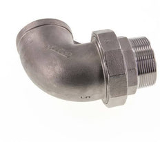 Conector acodado de 90 grados 2'' macho R x hembra Rp Junta cónica de acero inoxidable 16bar (224.8psi)
